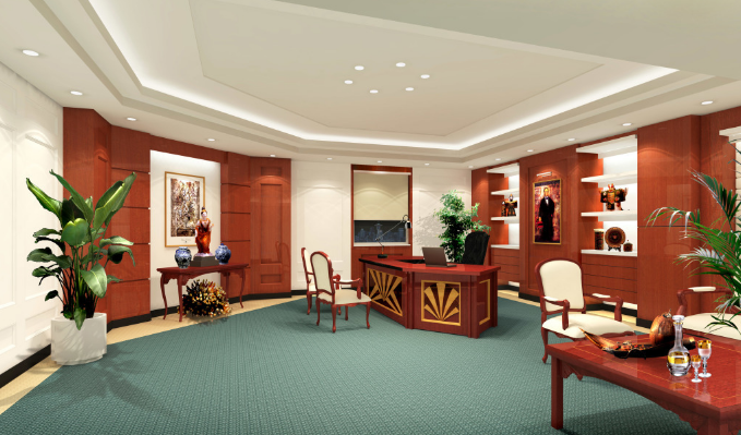 中式辦公室裝修設(shè)計(jì)如何選擇裝飾品